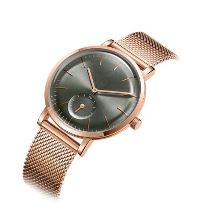 China Women Mesh Band Custom Design Watches Quartz Movement 3 ATM Waterproof for sale