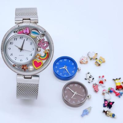 China 2021 Latest Multiple Time Zone Pendant Jewelry LIVINGLOCKET WATCH With Small Watch Charm Pendant Living Floating Jewelry for sale