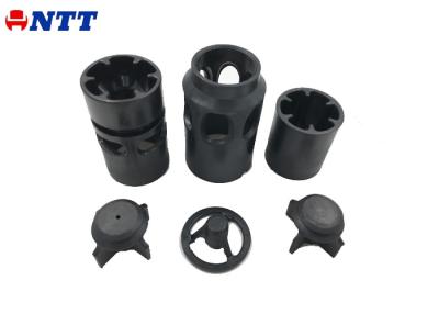 China Industrial Glass Nylon plastic molding parts , Black Color Plastic Injection Molding for sale