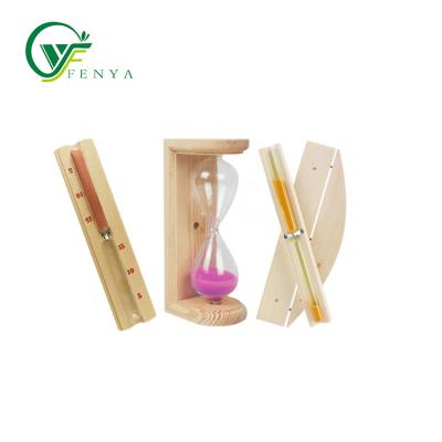 China Factory direct sales minimalist 15-minute sauna clock time hourglass sand timer for sale