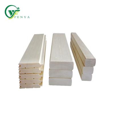 China Modern high quality direct factory sales sauna panel 12mm thick white poplar wood for sale