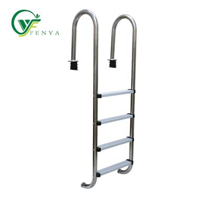 China Factory Wholesale Price Pool Equipment 304 Or 316 Customized 2-5 Swimming Pools Stainless Steel Steps Swimming Pool Ladders for sale