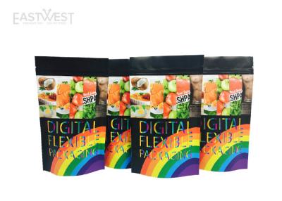 China Flexible Snack Foods Self Standing Pouches , Custom Printed Food Packaging Bags for sale