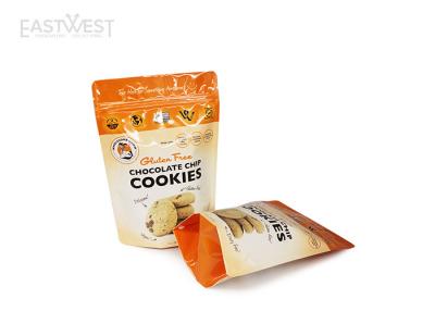 China Resealable levante-se a cookie dos malotes da folha de alumínio que empacota com reforço inferior à venda