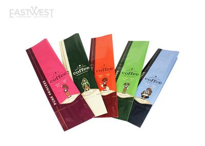 China Moisture Proof Commercial Coffee Bags Side Gusset High Barrier With Custom Printing for sale