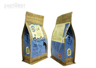 China Personalized Laminated Packaging Bags Flat Bottom Pouches With Resealable Zipper for sale