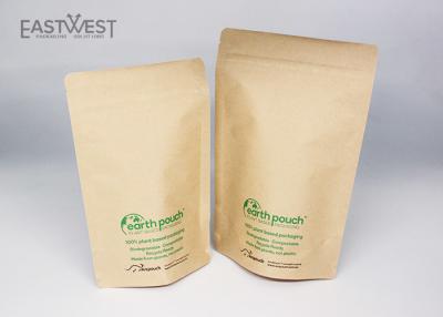 China Customized Size Biodegradable Packaging Bags With PLA Zipper Traditional Styles for sale