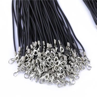 China High Quality DIY Jewelry Accessory Necklace Chains Leather Jewelry Making Cabochon Base Chains for sale