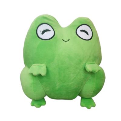 China Stuffed Animal Doll Plush Toy Soft And Cute Little Frog Doll Sofa Cushion Pillow Custom New Product for sale