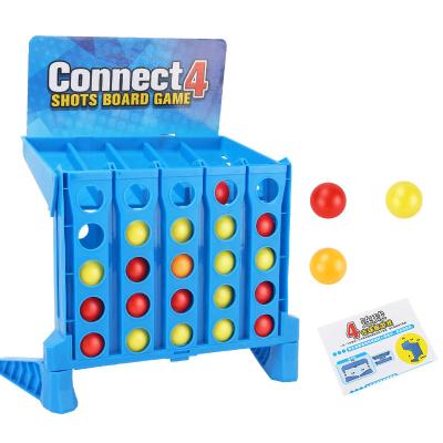 China Children's toys bouncing ball shooting board game suitable for connect four classic game for kids for sale