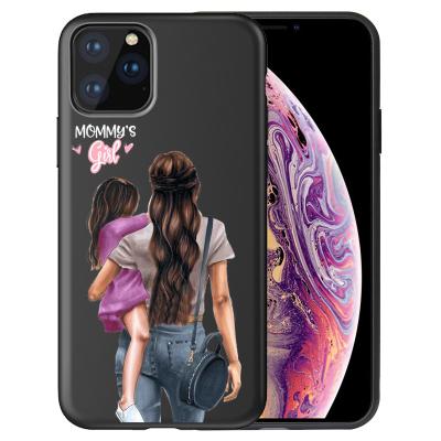 China Hot 2022 Fashion Mom Girls UV Shockproof Tpu Cell Phone Cases For Apple Iphone 7/8plus Xr Xs 11pro Max 11 13 pro Max Case for sale