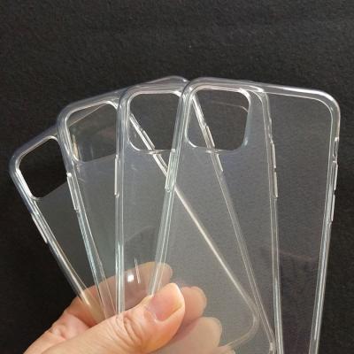 China 2022 Customs Cover Shockproof Soft Transparent Waterproof Clear Silicone TPU Cell Phone Case For iphone 11 12 13 for sale