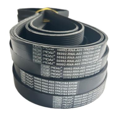 China Durability High Quality PK Belt 7PK2164 Good Price Transmission Belts OE:56992-RNA-A03 for Honda for sale