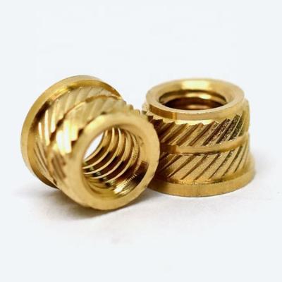 China Automotive Parts Car Universal High Precision Cnc Machining Parts Brass Knurled Insert Nut Customized Metal Machinery Parts Manufacturing for sale