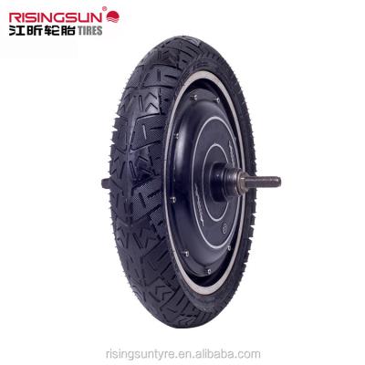 China Risingsun New Goods Explosion Proof Rubber Tires Explosion Proof Solid Airless Rubber Tires For Electric Bicycle for sale