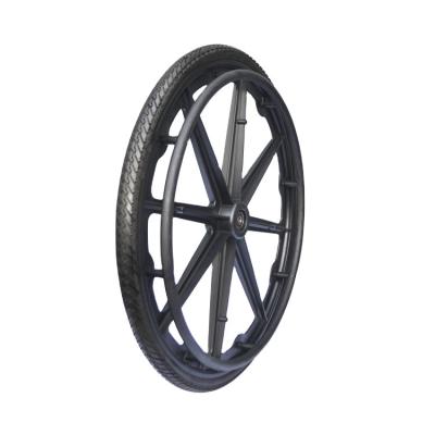 China Explosion-proof tire Risingsun wear-resistant and non-slip rolling solid rubber tires wholesale wheelchair tire resistance bottom for sale