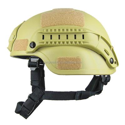 China PJ BJ MH Fast Oval Hole ABS Helmet CS Guideway Free Single Mount Outdoor Tactical Equipment For Military Fans for sale