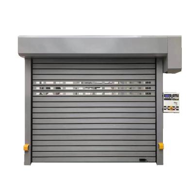 China Heat Insulation Alloy Security Fast Roller Rolling Shutter Fast Insulated Automatic High Speed ​​Door for sale