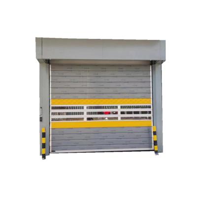 China Heat Insulation 180mins Fire Rated Electric Roller Shutter Door Galvanized Steel for sale