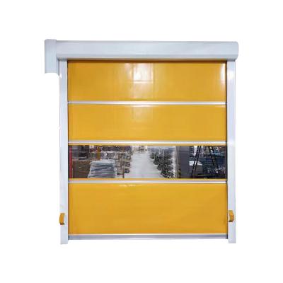 China 220v/380v Thermal Insulation Roller Shutter Remote Control Aluminum Fast Door for sale