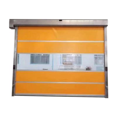 China Thermal Insulation Smart Fast Acting Industrial Doors With Manual Buttons for sale