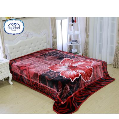 China 100% Polyester Custom Anti-pilling Printed Luxury Brand Plush Blanket for sale