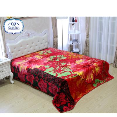 China Luxury brand 100% polyester anti-pilling blanket new design hot stamp for sale