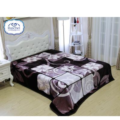 China Anti-pilling design 100% Polyester Spansh 1Ply Mora Blanket Spain for sale