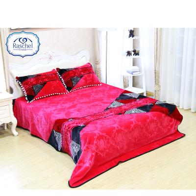 China Super Soft 100% Polyester Anti-pilling Style World Class King Size Blanket for sale