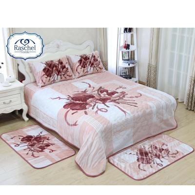 China Anti-pilling NEW! New Design 100% Polyester Blankets And Algeria 5PC Bedding Sets for sale