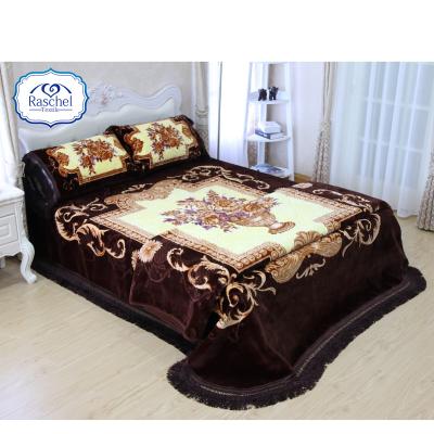 China Higher type 100% polyester anti-pilling tyle bedspread / pillowcase cover sheet for sale