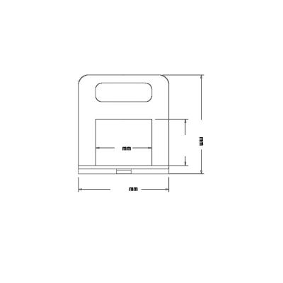 China Modern Hot Sales High Quality Plastic Tile Leveling System Clip 2mm Flexible Heavy Duty Tile Tools Supplier For Europe And USA Market for sale