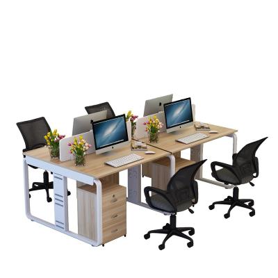 China Expandable Wood Melamine MDF Office Desk Clerk Desk Factory for sale