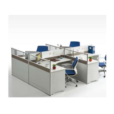 China Modular Combination Office Factory Price Office Cubicle Workstation 3 Person Workstation for sale