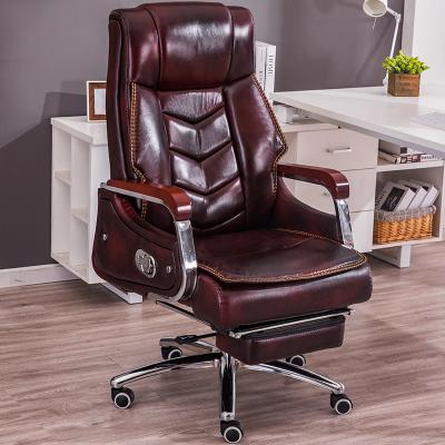 China National Boss Luxury Arm Office Chair (Height) Adjustable Cheap Plastic Leather Computer Executive Swivel From China for sale