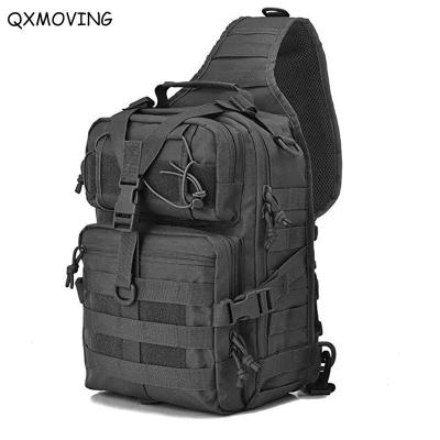 China For Outdooor Activity QXMOVING Outdoor Hiking Camping Cycling Tactical Pack Chest Backpack Sling Bag Military Shoulder for sale