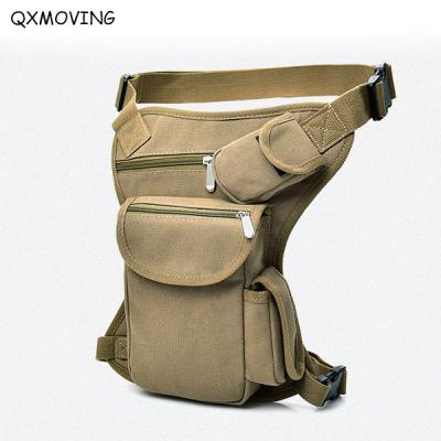 China QXMOVING Anti-Theft Sport Running Hiking Camping Tactical Men Fanny Pack Leg Bag for sale