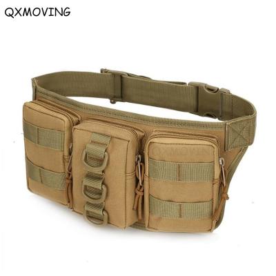 China QXMOVING Fanny Pack Pocket Bag Portable Water Proof Waist Military Tactical Outdoor Fishing Hike Bag for sale