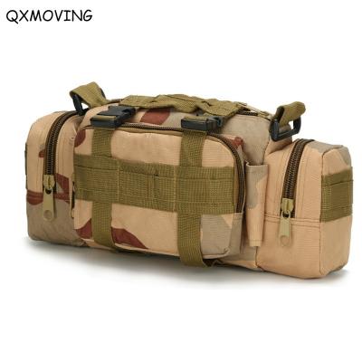 China QXMOVING Anti-theft Camping Sports Shoulder Bag Army Molle Waist Recycling Running Tactical Fishing Bag For Camera for sale