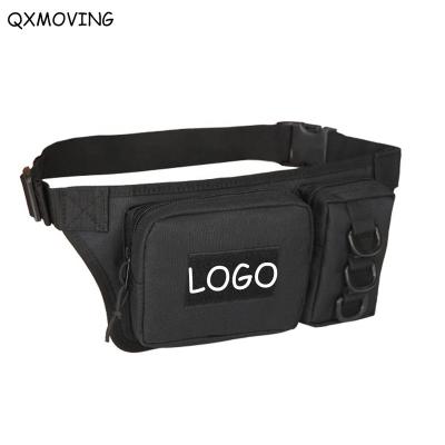 China QXMOVING Fanny Pack Waterproof Custom Logo Anti-theft Outdoor Army Tactical Waist Bag Military for sale