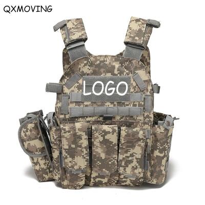 China Vest To Train QXMOVING Hunting Tactical MOLLE Combat Assault Military Modular Vest With Hydration Pouch for sale