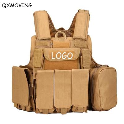 China Vest For Training QXMOVING Training Combat Molle Plate Carrier Quick Release Vest Tactical Military Security for sale