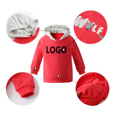 China Custom Embroidered Logo Graphic Designer Kids Girl Baby Hoodies Sweatshirts Manufacturers Wholesale Anti Shrink Hoodies for sale