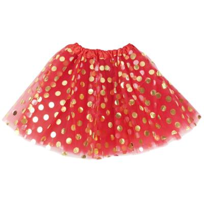 China Wholesale Bling Bling Mesh Solid Color Polyester Mesh Anti-wrinkle Children Kids Fluffy Girls Pink Ballet Tutu Skirts for sale