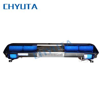 China Security / ambulance / firefighting 47 inch led warning light emergency led super bright led lightbar with siren for car strobe led blue ambulance lightbar for sale