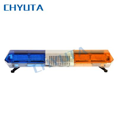 China Safety/ambulance/emergency vehicle lightbar high power firefighting lightbar amber blue rotary flashing strobe lightbar for city management car for sale