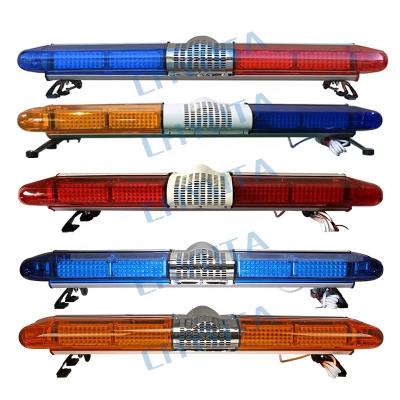 China PC+Aluminum hot sale ultra-thin warning light vehicle emergency traffic car lightbar led construction offroad police lightbar for sale