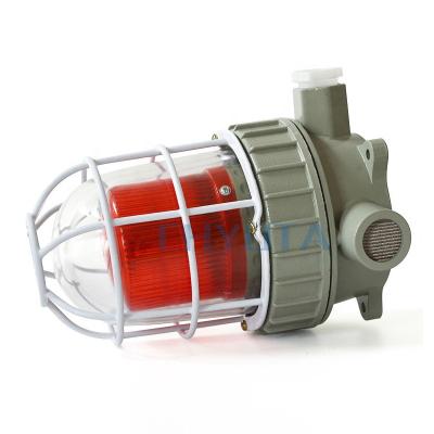 China ABS+Aluminum Flashing Warning Light with Buzzer Warning Light Sound and Light Horns for Intruder Explosion Proof Alarm Systems Audible Alarm for sale