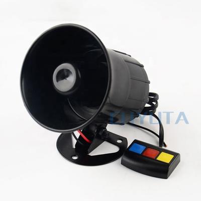 China Motorcycle Three Tone Loud Motorbike Horn 30W 12V Car Alarm Police Fire Siren Horn Warning Speaker System for sale