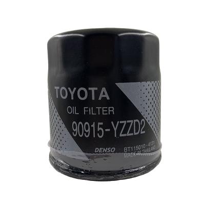 China filter paper + iron auto engine oil filter 90915-03002 90915 tb001 90915 yzzb3 90915 yzzd2 for toyota for sale